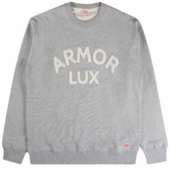 Armor-Lux Armor Lux Logo Sweatshirt - Slate Grey