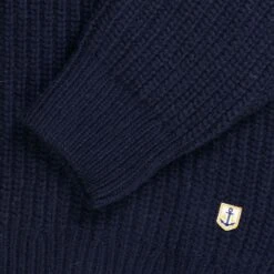Armor-Lux Armor Lux Zip Neck Jumper - Navy -Emporio Clothing Shop armor lux zip neck jumper navy p59749 883716 image