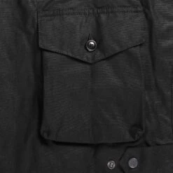 Barbour X Baracuta Brown Wax Jacket - Black -Emporio Clothing Shop barbour x baracuta brown wax jacket black p60838 898895 image