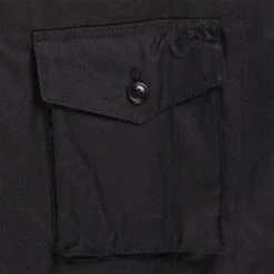 Barbour X Baracuta Clayton Wax Jacket - Black -Emporio Clothing Shop barbour x baracuta clayton wax jacket black p60836 898847 image