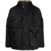 Barbour X Baracuta Clayton Wax Jacket - Black -Emporio Clothing Shop barbour x baracuta clayton wax jacket black p60836 898949 image