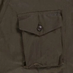 Barbour X Baracuta Clayton Wax Jacket - Olive -Emporio Clothing Shop barbour x baracuta clayton wax jacket olive p60837 898793 image
