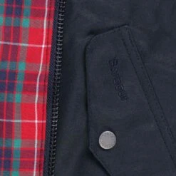 Barbour X Baracuta Porton Wax Jacket - Dark Navy -Emporio Clothing Shop barbour x baracuta porton wax jacket dark navy p60840 901779 image