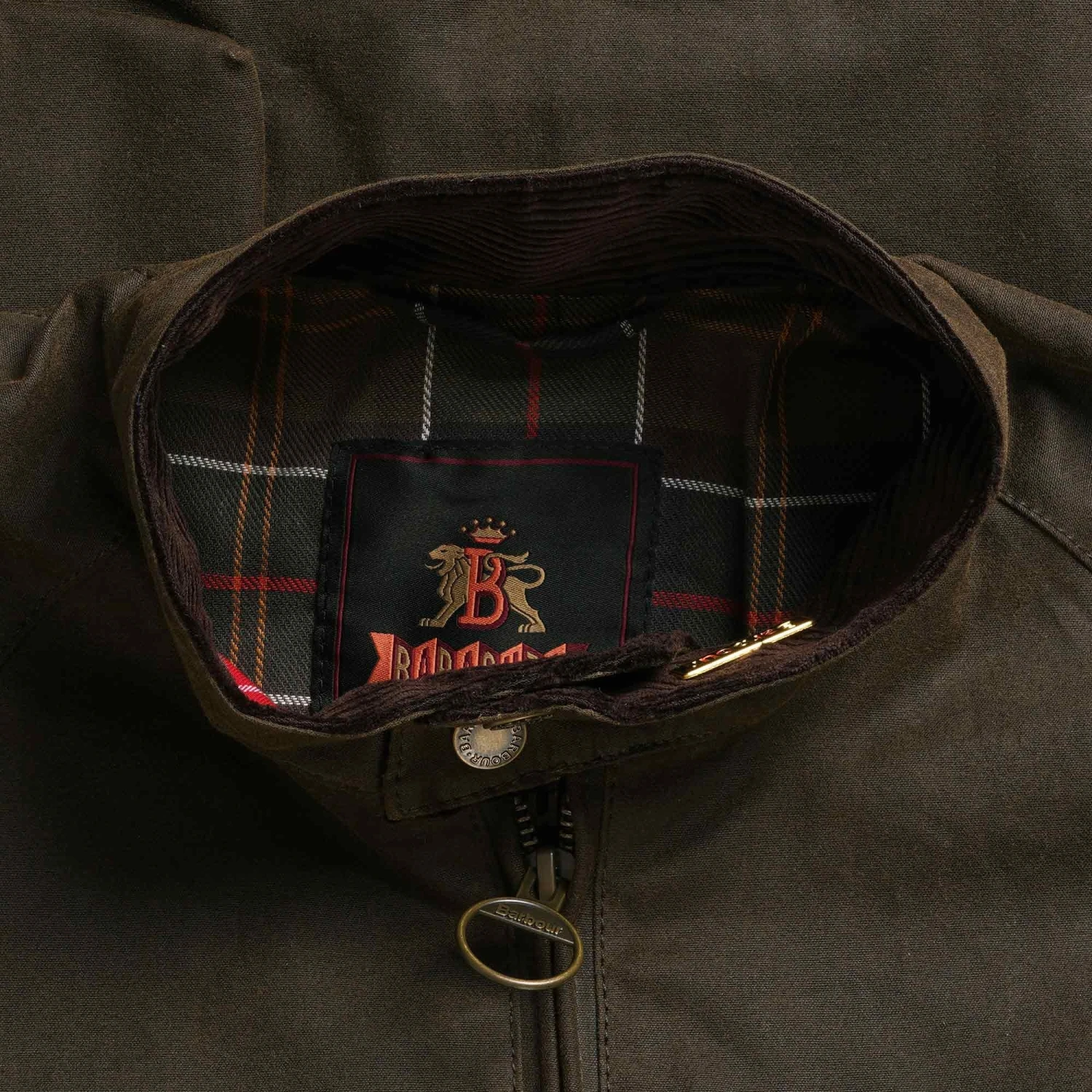 Barbour X Baracuta Porton Wax Jacket - Olive 3 Barbour X Baracuta Porton Wax Jacket - Olive - Image 2