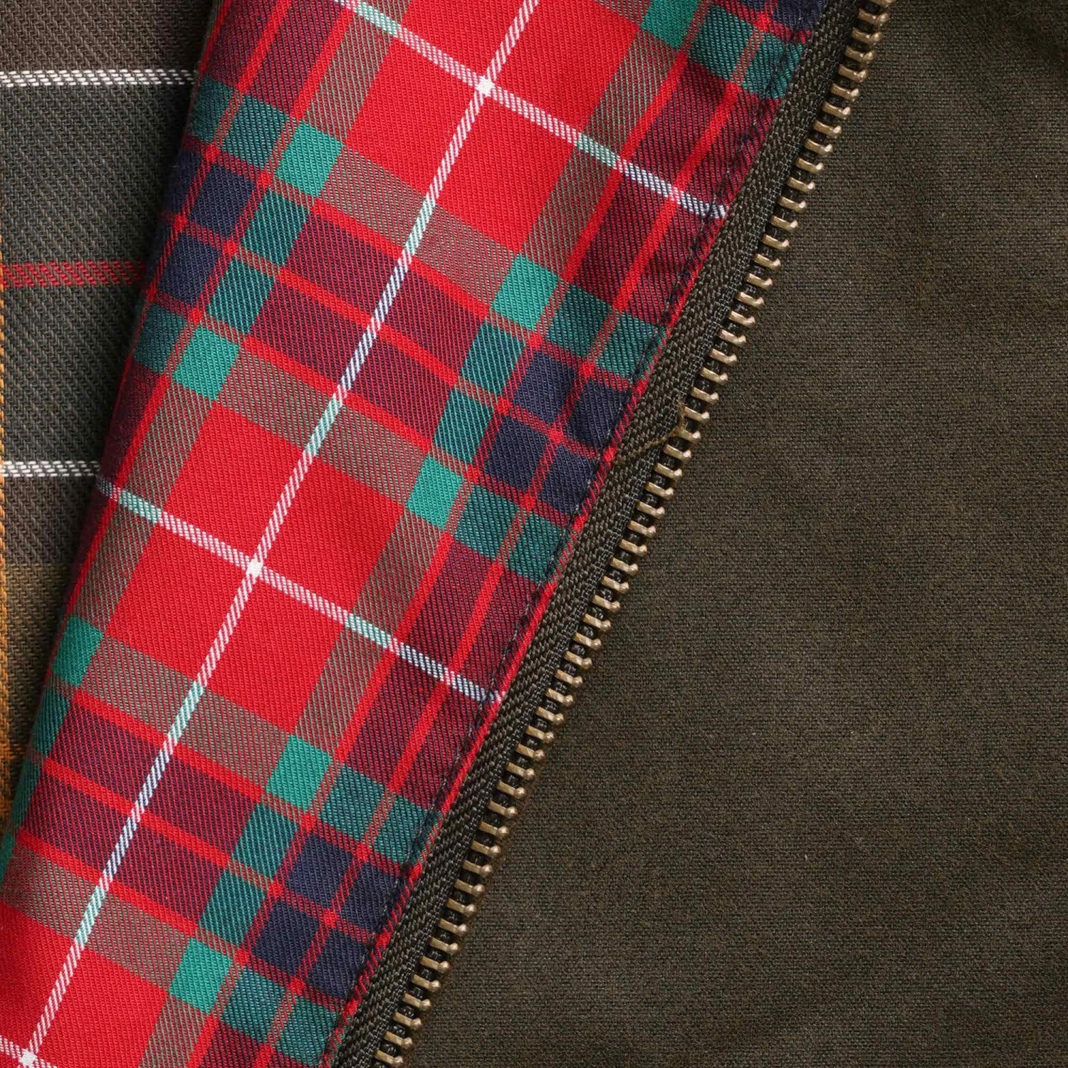 Barbour X Baracuta Porton Wax Jacket - Olive 5 Barbour X Baracuta Porton Wax Jacket - Olive - Image 4