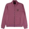 Belstaff Full Zip Sweatshirt - Mulberry -Emporio Clothing Shop belstaff full zip sweatshirt mulberry p59159 870218 image