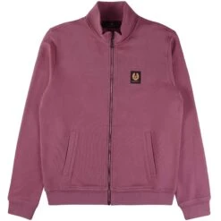 Belstaff Full Zip Sweatshirt - Mulberry
