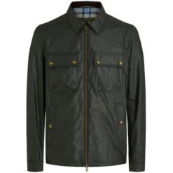 Belstaff Tour Overshirt - Faded Olive