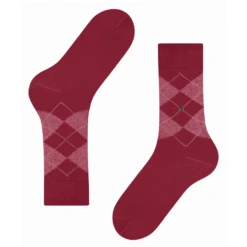 Burlington Socks Birmingham Socks - Red