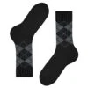 Burlington Socks Bolton Mercerised Combed Cotton Socks - Black