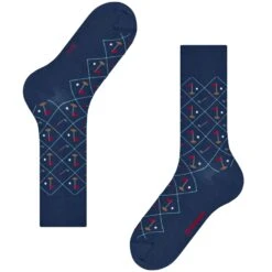 Burlington Socks Golf Club Socks - Blue
