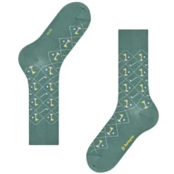 Burlington Socks Golf Club Socks - Green