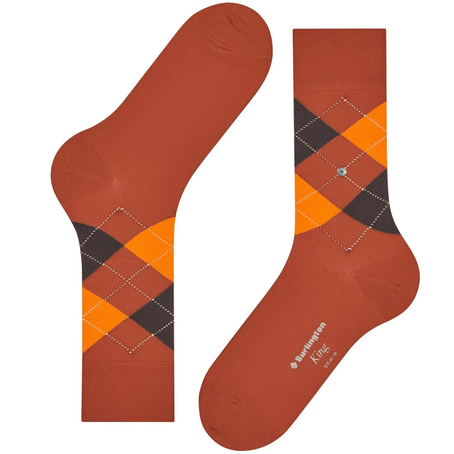 Burlington Socks King Socks - Orange 3 Burlington Socks King Socks - Orange