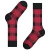 Burlington Socks Lodge Socks - Red/Black -Emporio Clothing Shop burlington socks lodge socks red black p56473 803531 image