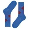 Burlington Socks Manchester Mercerised Cotton Socks - Blue/Burgundy -Emporio Clothing Shop burlington socks manchester mercerised cotton socks blue burgundy p49739 648823 image