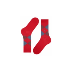Burlington Socks Preston Sock - Red And Blue