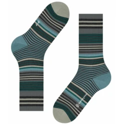 Burlington Socks Stripe Socks - Green