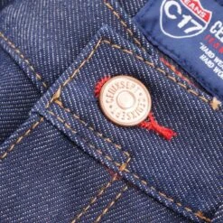 C17 - Cedixsept Jeans Cone Mills Denim Regular Tapered Americano Unwashed Raw -Emporio Clothing Shop c17 cedixsept jeans cone mills denim regular tapered americano unwashed raw p46060 574858 image