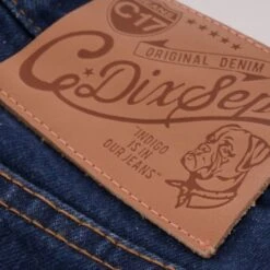 C17 - Cedixsept Jeans Cone Mills Denim Regular Tapered Comfort Fit - 1 Year Rinsed Indigo Wash -Emporio Clothing Shop c17 cedixsept jeans cone mills denim regular tapered comfort fit 1 year rinsed indigo wash p46062 517733 image