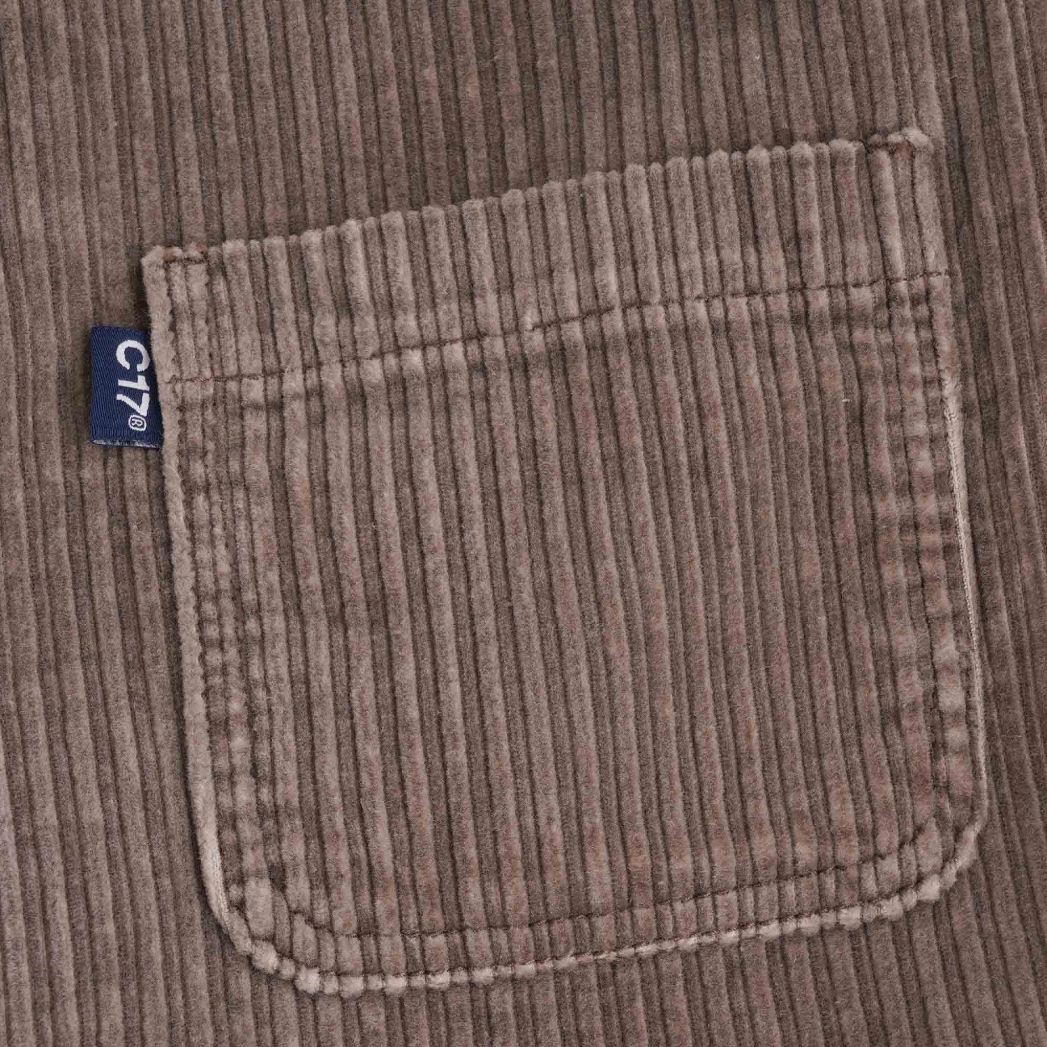 C17 - Cedixsept Jeans Corduroy Shirt - Light Grey 7 C17 - Cedixsept Jeans Corduroy Shirt - Light Grey - Image 5