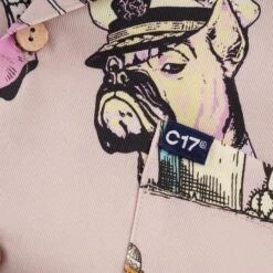 C17 - Cedixsept Jeans Dance Of The Dead Shirt - Ecru -Emporio Clothing Shop c17 cedixsept jeans dance of the dead shirt ecru p45889 496591 image