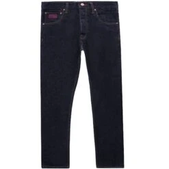 C17 - Cedixsept Jeans Kaihara C-Tapered Cropped Leg Fit Japanese Selvedge Denim Jeans - Indigo