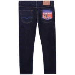 C17 - Cedixsept Jeans Kaihara C-Tapered Cropped Leg Fit Japanese Selvedge Denim Jeans - Indigo -Emporio Clothing Shop c17 cedixsept jeans kaihara c tapered cropped leg fit japanese selvedge denim jeans indigo p49598 630942 image