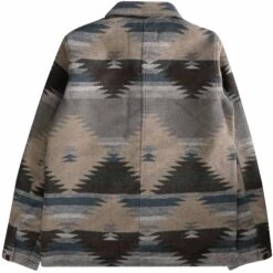 C17 - Cedixsept Jeans Navajo Blanket Chore Jacket - Natural -Emporio Clothing Shop c17 cedixsept jeans navajo blanket chore jacket natural p56268 804320 image