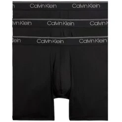 Calvin Klein Underwear 3 Pack Boxer Briefs - Black