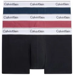 Calvin Klein Underwear 3 Pack Trunks - Navy/Red/Black