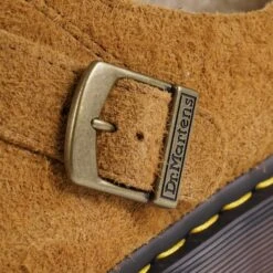 Dr. Martens Isham Long Napped Suede - Pecan Brown -Emporio Clothing Shop dr martens isham long napped suede pecan brown p60687 894709 image