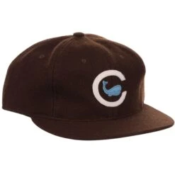 Ebbets Field Flannels Chicago Whales Vintage Inspired Ballcap - Brown