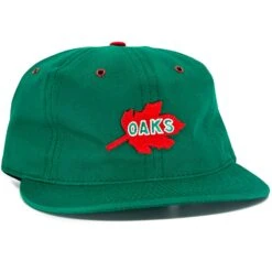 Ebbets Field Flannels Oakland Oaks Cotton Twill Ballcap - Green