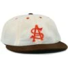 Ebbets Field Flannels San Antonio Missions 1948 Vintage 8 Panel Ballcap - White -Emporio Clothing Shop ebbets field flannels san antonio missions 1948 vintage 8 panel ballcap white p60988 908499 image