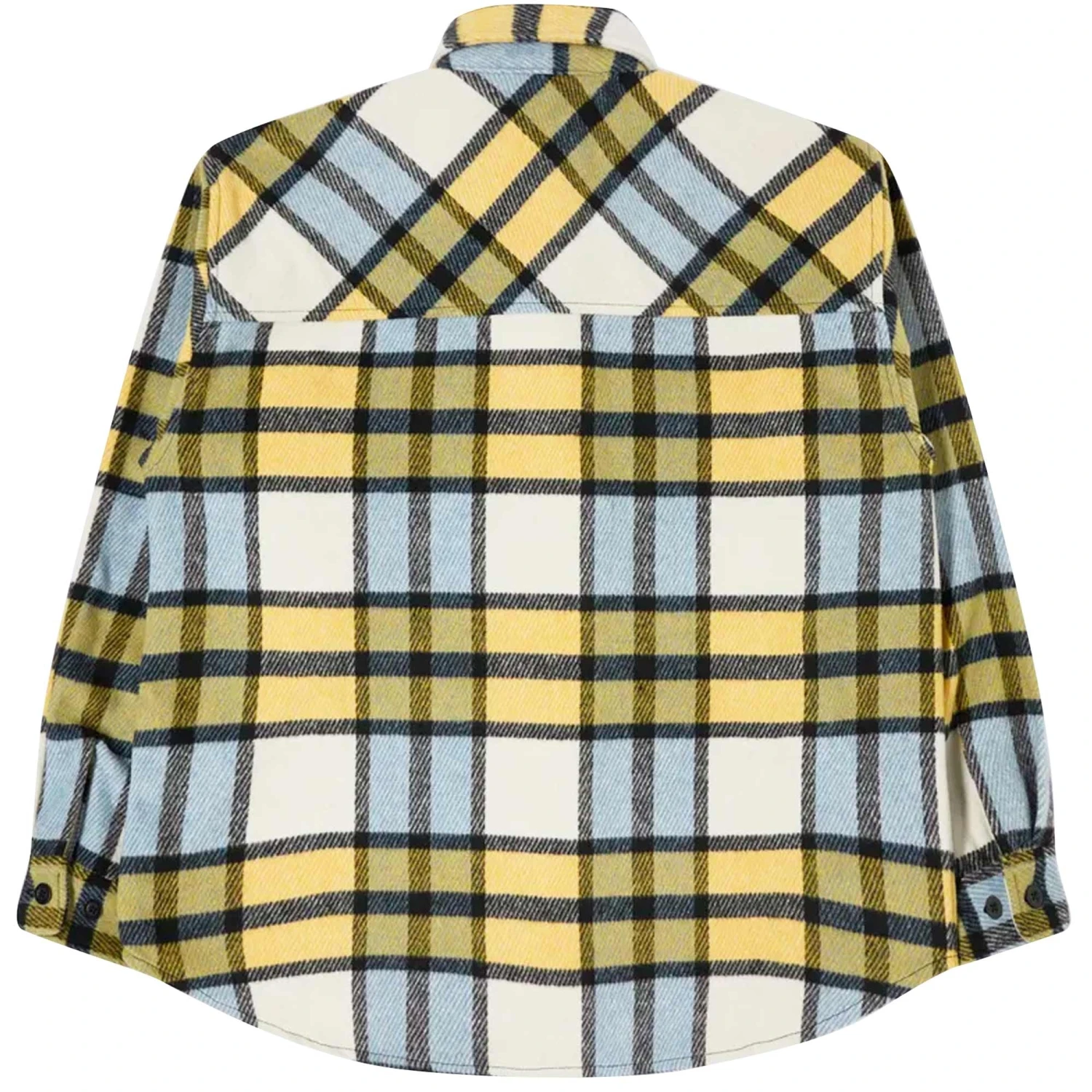 Edwin Jowen Overshirt - Yellow And Blue 6 Edwin Jowen Overshirt - Yellow And Blue - Image 4