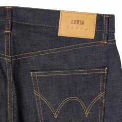 Edwin Regular Tapered Nihon Selvedge - Indigo -Emporio Clothing Shop edwin regular tapered nihon selvedge indigo p53669 735097 image