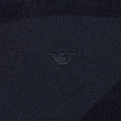 Emporio Armani Chenille Knitted Jumper - Blu Navy -Emporio Clothing Shop emporio armani chenille knitted jumper blu navy p60402 891279 image