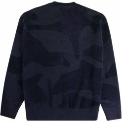 Emporio Armani Chenille Knitted Jumper - Blu Navy -Emporio Clothing Shop emporio armani chenille knitted jumper blu navy p60402 891284 image