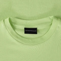 Emporio Armani Embroidered Logo T-Shirt - Verde -Emporio Clothing Shop emporio armani embroidered logo t shirt verde p57600 836747 image