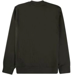 Emporio Armani Heavyweight Jersey Sweatshirt - Military -Emporio Clothing Shop emporio armani heavyweight jersey sweatshirt military p60561 896100 image