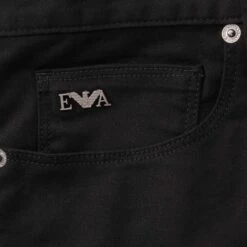 Emporio Armani J06 Slim Fit Denim Jeans - Nero -Emporio Clothing Shop emporio armani j06 slim fit denim jeans nero p50012 655499 image