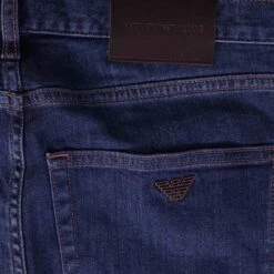 Emporio Armani J45 Regular-fit Comfort-Denim Twill Jeans - Denim Blue -Emporio Clothing Shop emporio armani j45 regular fit comfort denim twill jeans denim blue p56488 809803 image