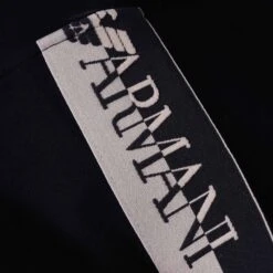 Emporio Armani Jacquard Logo Stripe Joggers - Navy -Emporio Clothing Shop emporio armani jacquard logo stripe joggers navy p53733 737073 image