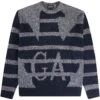 Emporio Armani Knitted Jumper - Blue -Emporio Clothing Shop emporio armani knitted jumper blue p60399 891349 image
