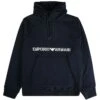 Emporio Armani Logo Hoodie - Navy -Emporio Clothing Shop emporio armani logo hoodie navy p60411 891064 image