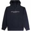 Emporio Armani Zip Neck Hoodie - Blu Navy -Emporio Clothing Shop emporio armani zip neck hoodie blu navy p60414 891309 image