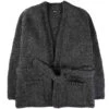 Faiz T.S Heavy Weight Hand Knitted Kyoto Robe - Grey -Emporio Clothing Shop faiz t s heavy weight hand knitted kyoto robe grey p61034 906143 image