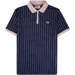 Fila Vintage BB1 Polo Shirt - Fila Navy