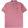 Fila Vintage Custom Two Button Tipped Rib Basic Polo - Foxglove
