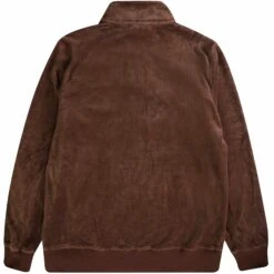 Fila Vintage Duke Velour 1/4 Zip With Piping - Brown Stone -Emporio Clothing Shop fila vintage duke velour 1 4 zip with piping brown stone p56186 800547 image